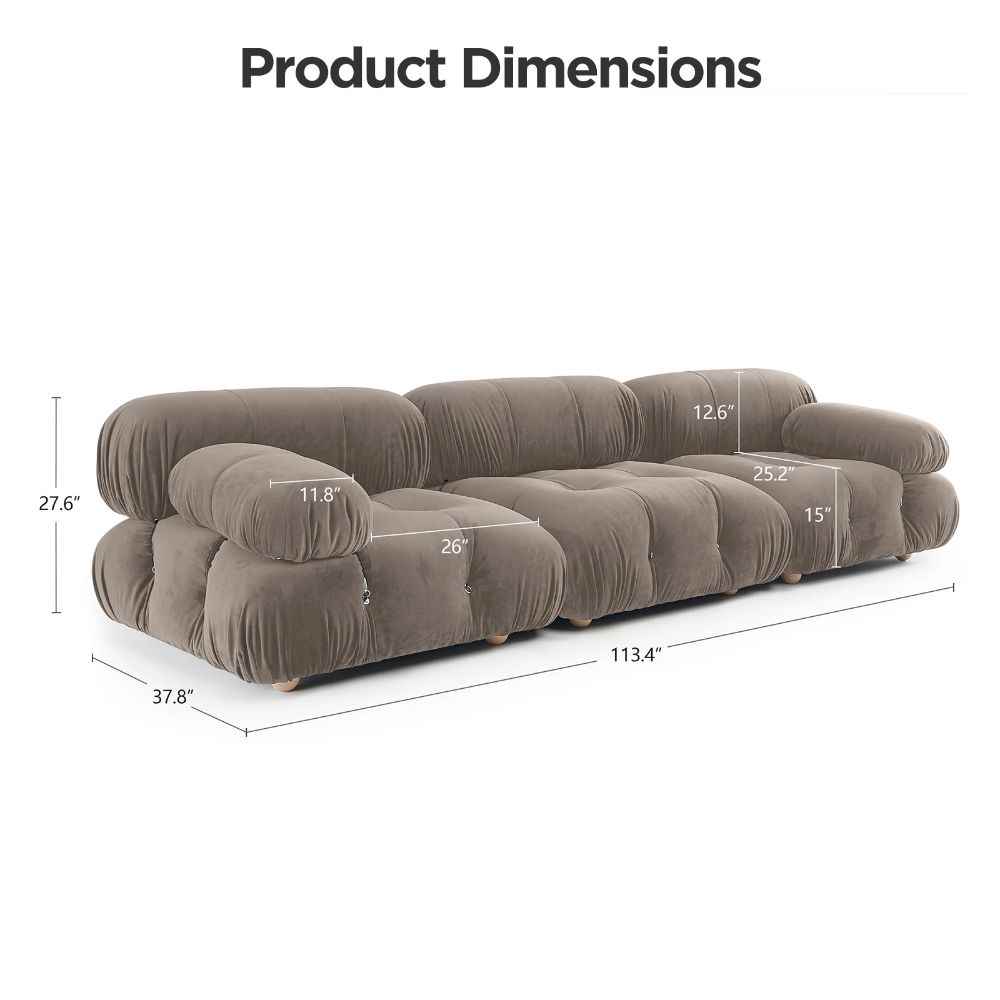 Luxuriance Designs - Camaleonda Modular Sectional Sofa Replica by Mario Bellini - Review