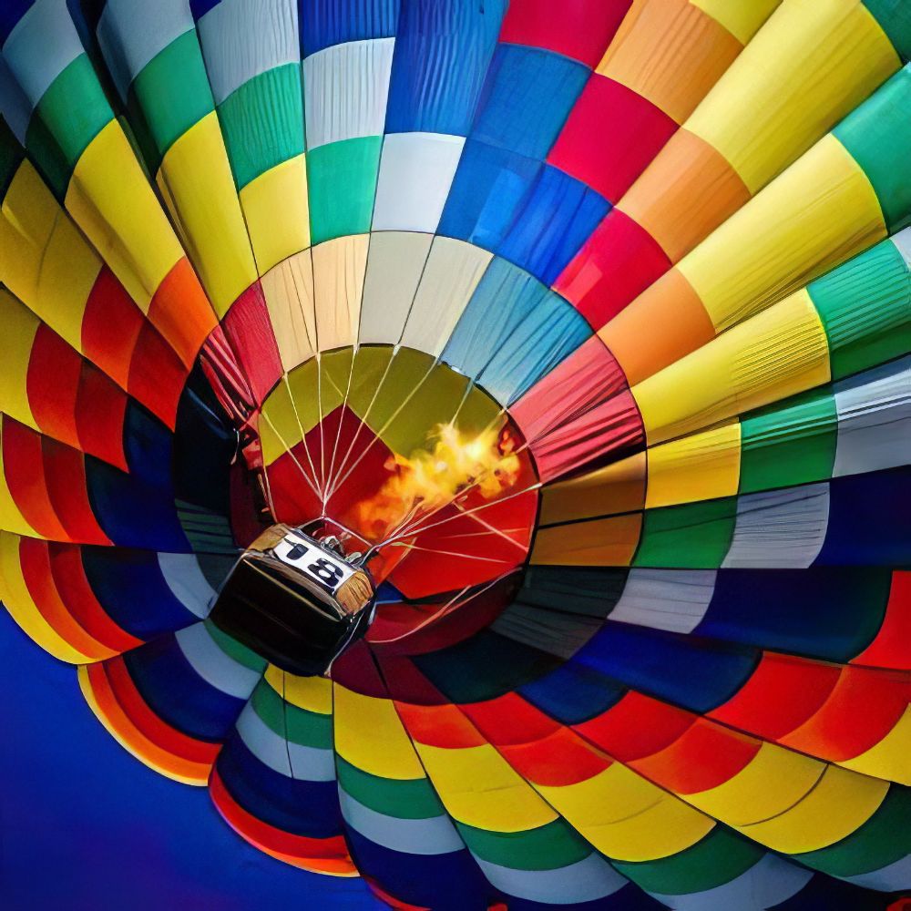 Air Balloons Wall Art, Prints, and Posters Collection by Luxuriance Designs