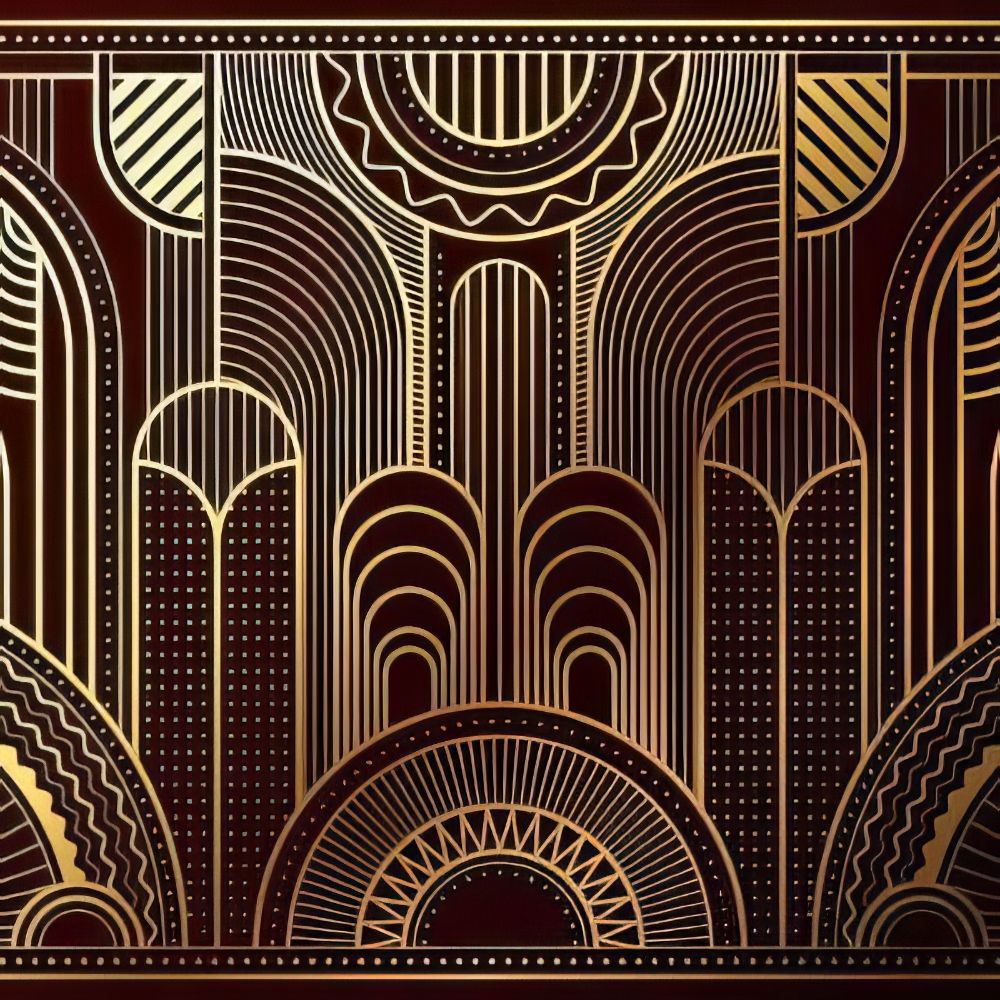 Art Deco Wall Art, Prints, and Posters Collection by Luxuriance Designs