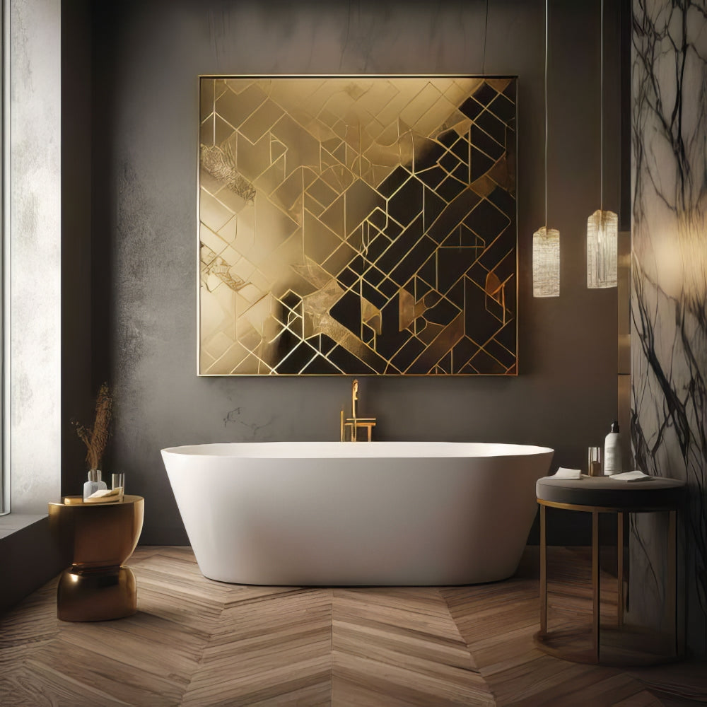 Bathroom Wall Art, Prints, and Posters Collection by Luxuriance Designs
