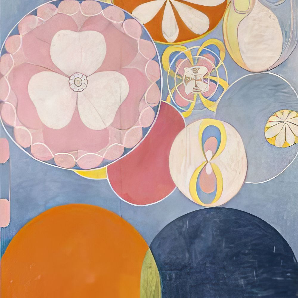 Hilma Af Klint Wall Art, Prints, and Posters Collection by Luxuriance Designs