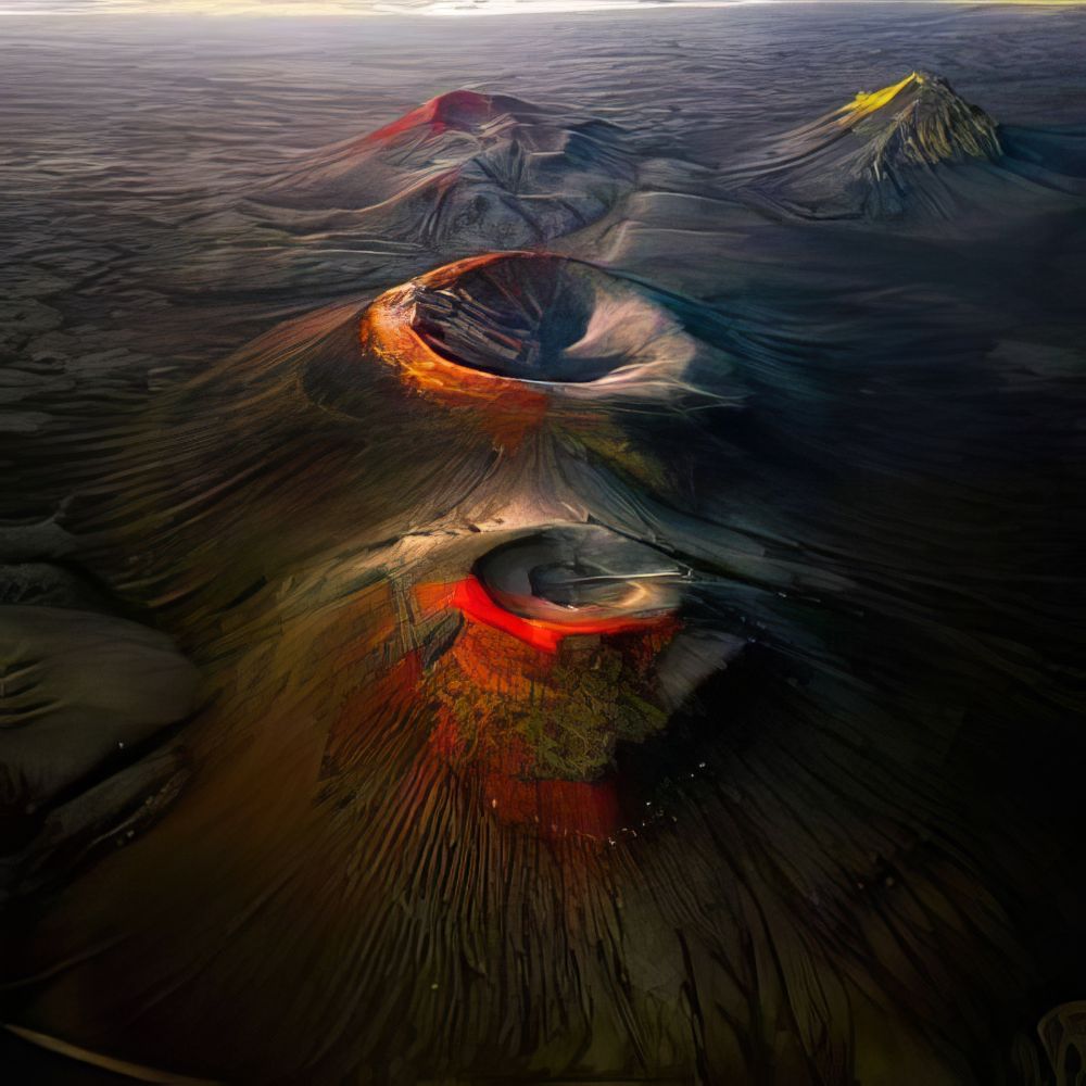 Volcanoes Wall Art, Prints, and Posters Collection by Luxuriance Designs