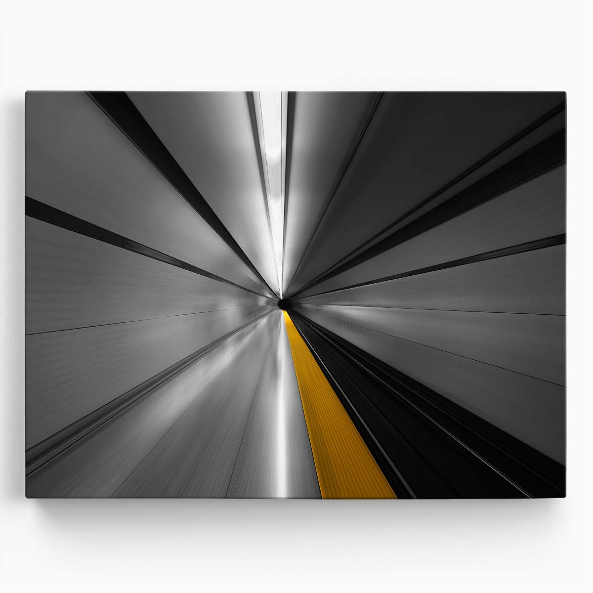 Toronto Subway Speed Lines Abstract Wall Art by Luxuriance Designs. Made in USA.