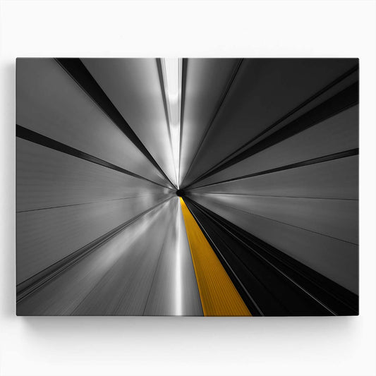 Toronto Subway Speed Lines Abstract Wall Art by Luxuriance Designs. Made in USA.