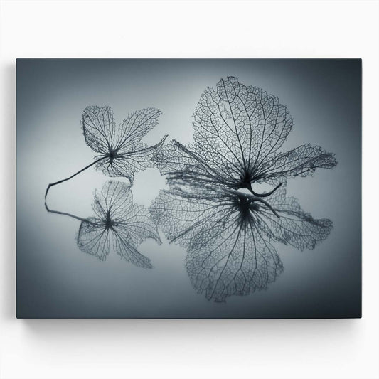 Serene Hydrangea Elegance Delicate Floral Wall Art by Luxuriance Designs. Made in USA.
