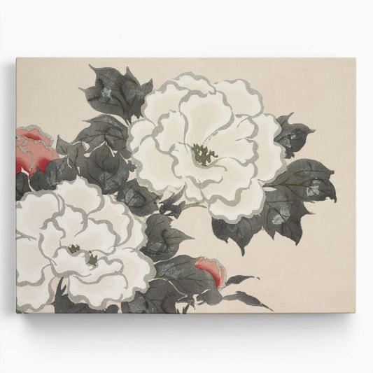 Vintage Japanese Floral Ukiyoe Blossoms Poster Wall Art by Luxuriance Designs. Made in USA.