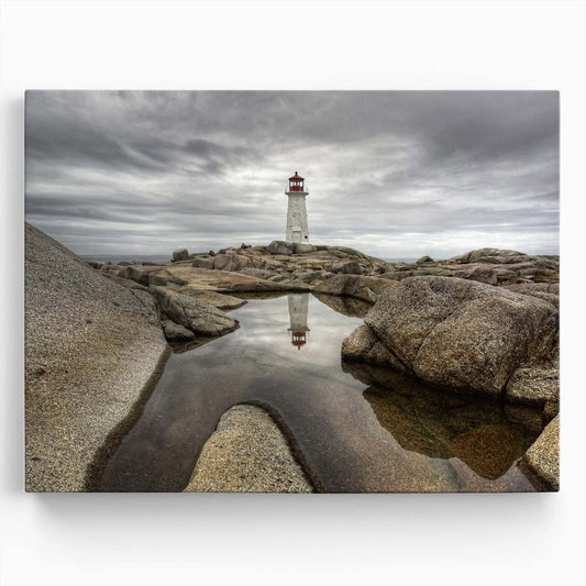 Nova Scotia Coastal Lighthouse Seascape Wall Art by Luxuriance Designs. Made in USA.
