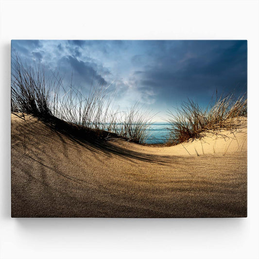 Dutch Coastal Dunes & Beaches Landscape Photography Wall Art by Luxuriance Designs. Made in USA.