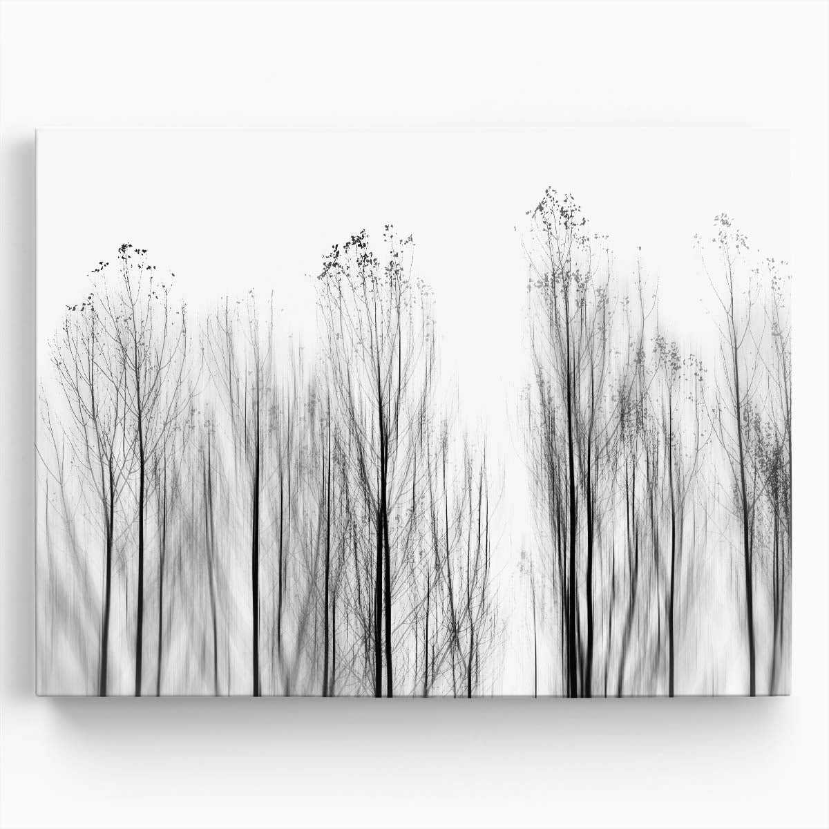 Monochrome Portugal Landscape Trees Wall Art by Luxuriance Designs. Made in USA.