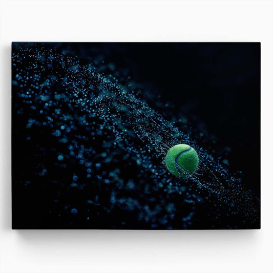 Cosmic Tennis Ball Splash Galaxy Universe Wall Art by Luxuriance Designs. Made in USA.