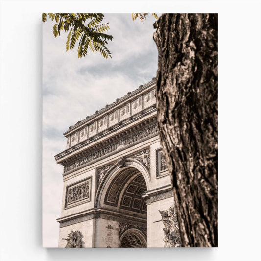 Iconic Arc de Triomphe Paris Cityscape Architecture Photography Wall Art by Luxuriance Designs, made in USA