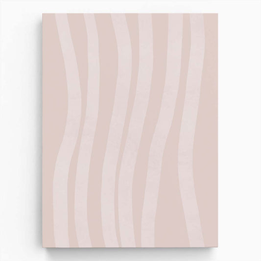 Abstract Pink Stripes Illustration Art by Uplusmestudio, Graphic Abstraction by Luxuriance Designs, made in USA