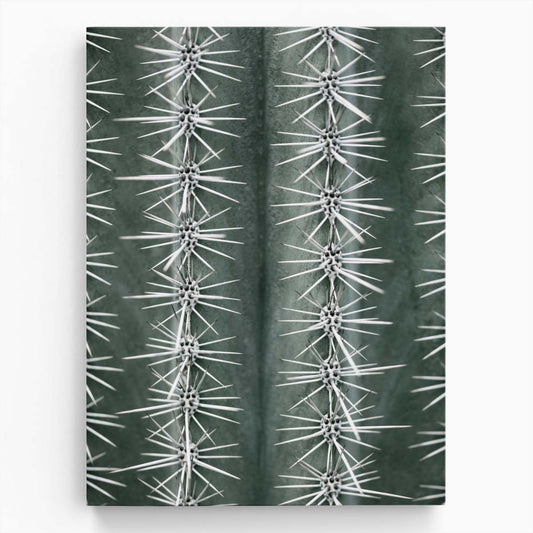 Botanical Abstract Cacti Photography - Green Thorny Plant Still Life Art by Luxuriance Designs, made in USA