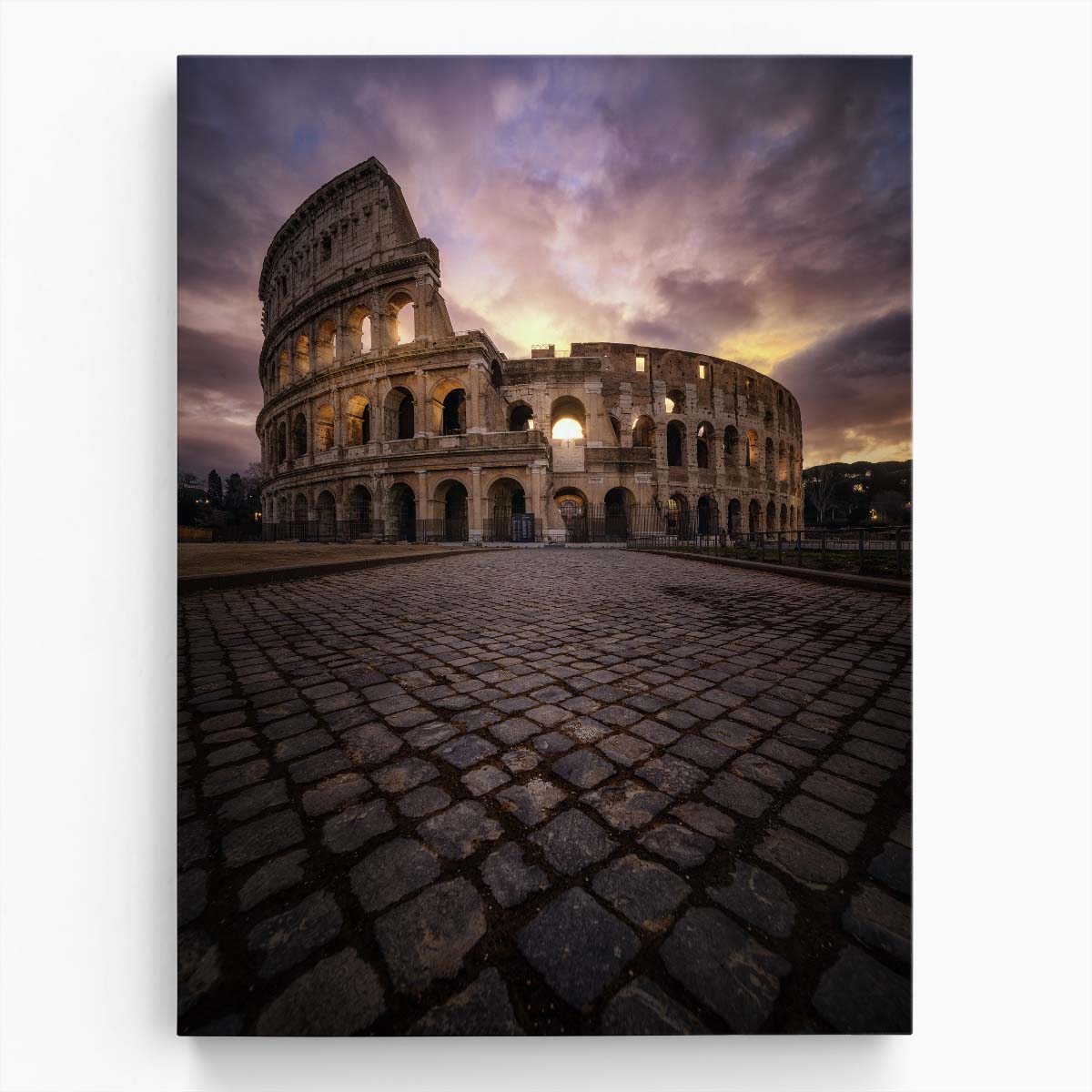 Iconic Colosseum Rome Photography Ancient Italian Arena Artwork by Luxuriance Designs, made in USA
