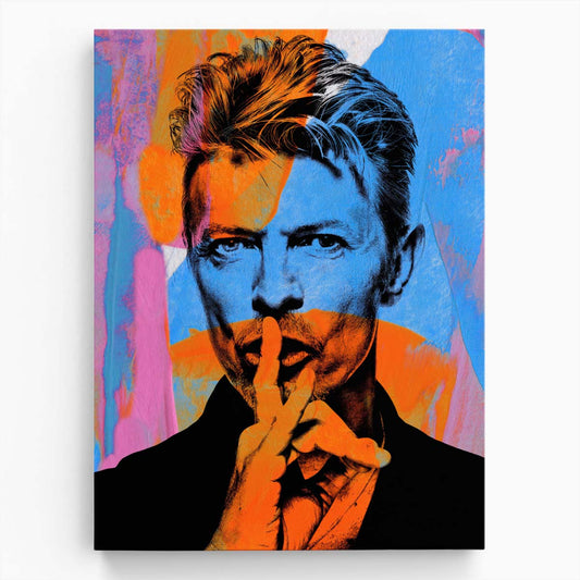 David Bowie Bright Colors Wall Art by Luxuriance Designs. Made in USA.