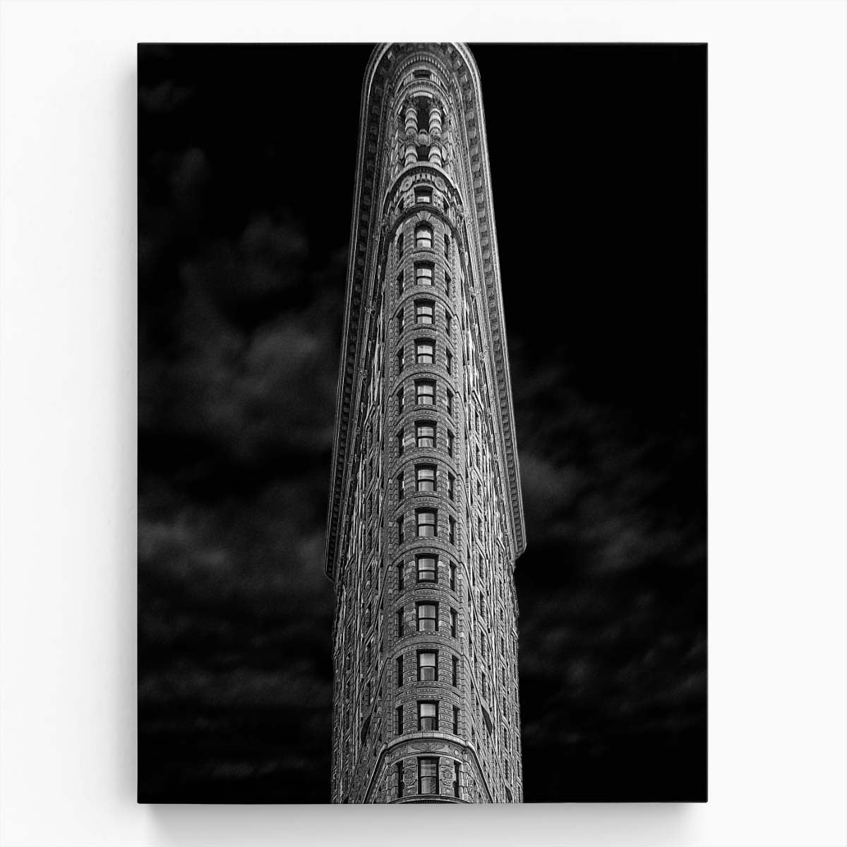 Black and White Flatiron Building Photography, Iconic NYC Landmark Wall Art by Luxuriance Designs, made in USA