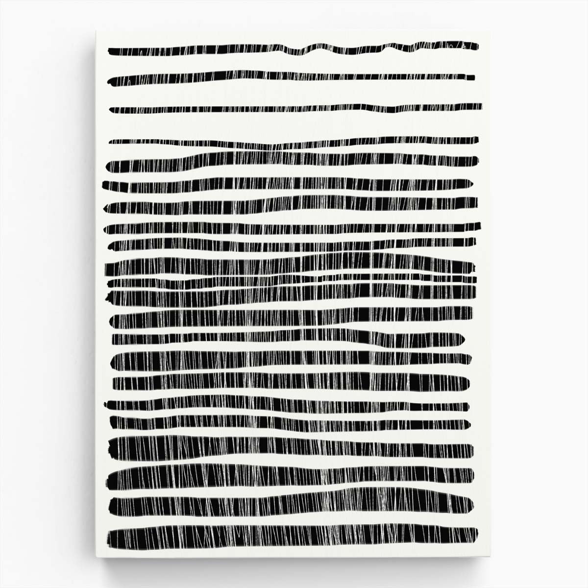 Dan Hobday's Modern Minimalistic Monochrome Abstract Line Illustration Art by Luxuriance Designs, made in USA