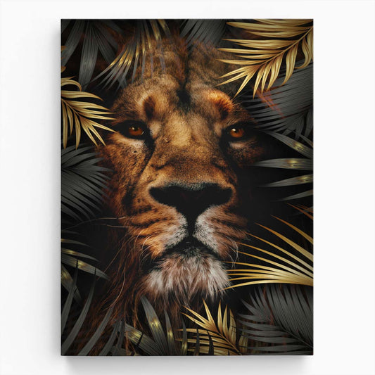 Lion King of The Jungle Wall Art by Luxuriance Designs. Made in USA.