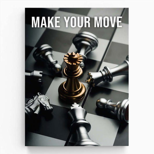 Make Your Move Wall Art by Luxuriance Designs. Made in USA.