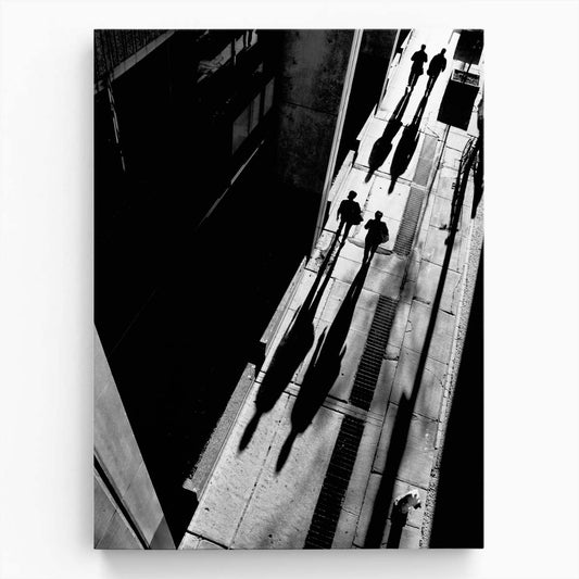 Monochrome Urban Cityscape Photography Wall Art by Jian Wang by Luxuriance Designs, made in USA