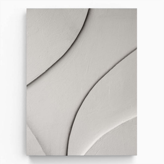 Abstract Scandinavian Monochrome Photography - Mareike Bohmer's Pastel Clay Collage Wall Art by Luxuriance Designs, made in USA