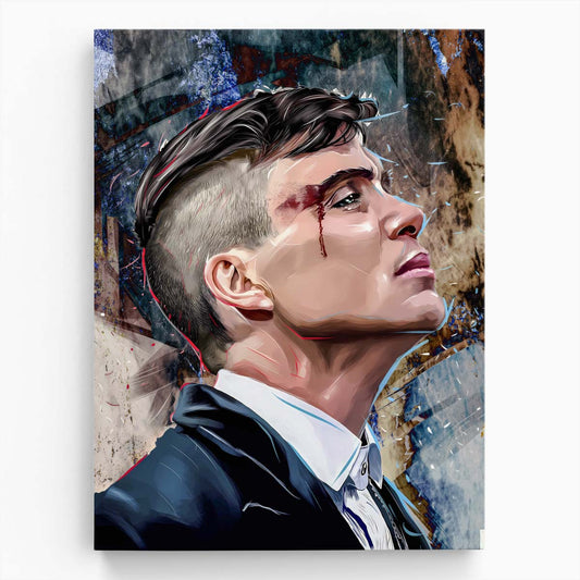 Thomas Shelby Portrait Wall Art by Luxuriance Designs. Made in USA.