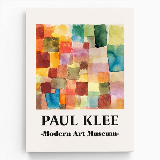 Paul Klee's 1914 Abstract Watercolor Masterpiece - Museum Poster by Luxuriance Designs, made in USA