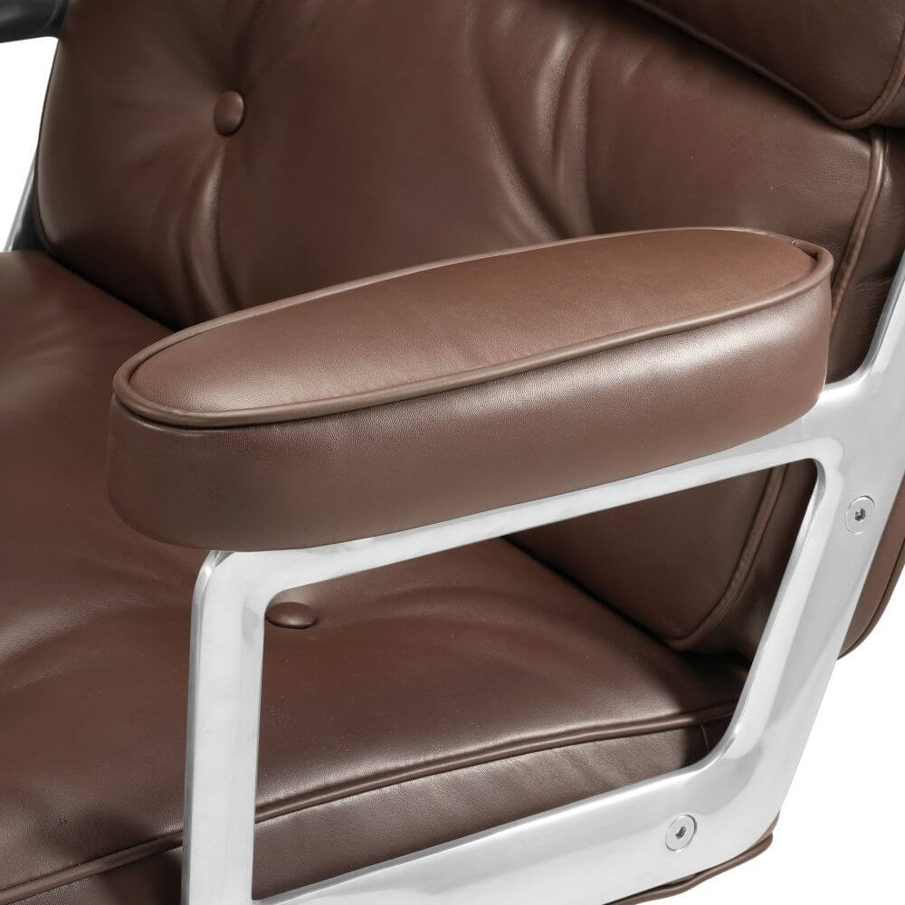 Luxuriance Designs - Eames Executive Office Chair Replica - Brown Color - Real Leather - Review