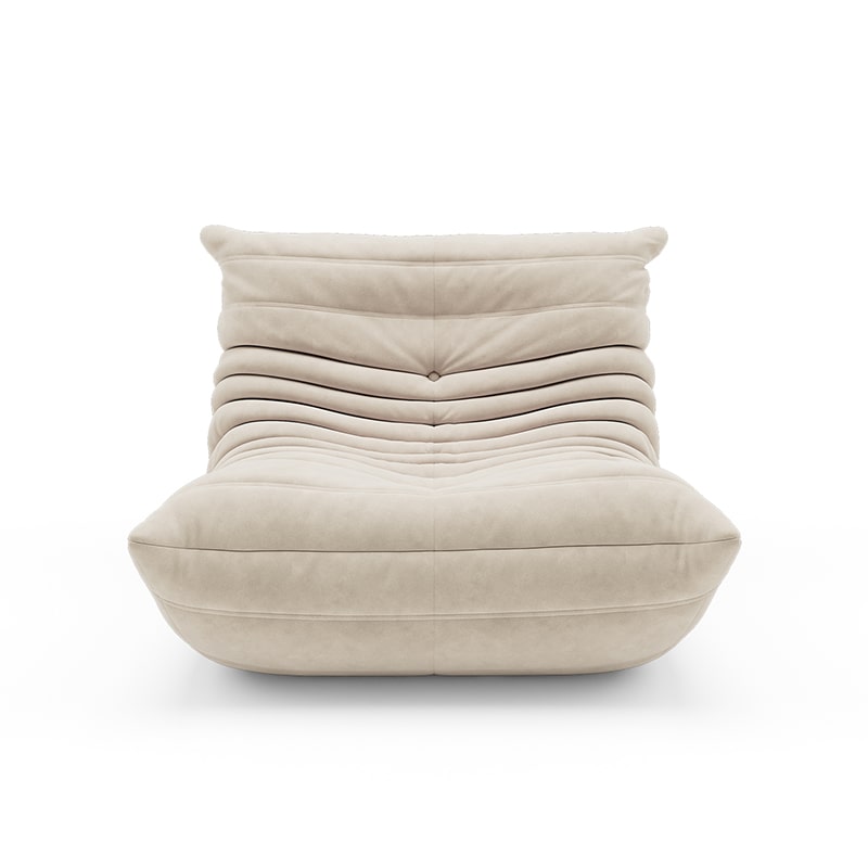Luxuriance Designs - Ligne Roset Togo Sofa Replica by Michel Ducaroy - Suede Light Grey - Review