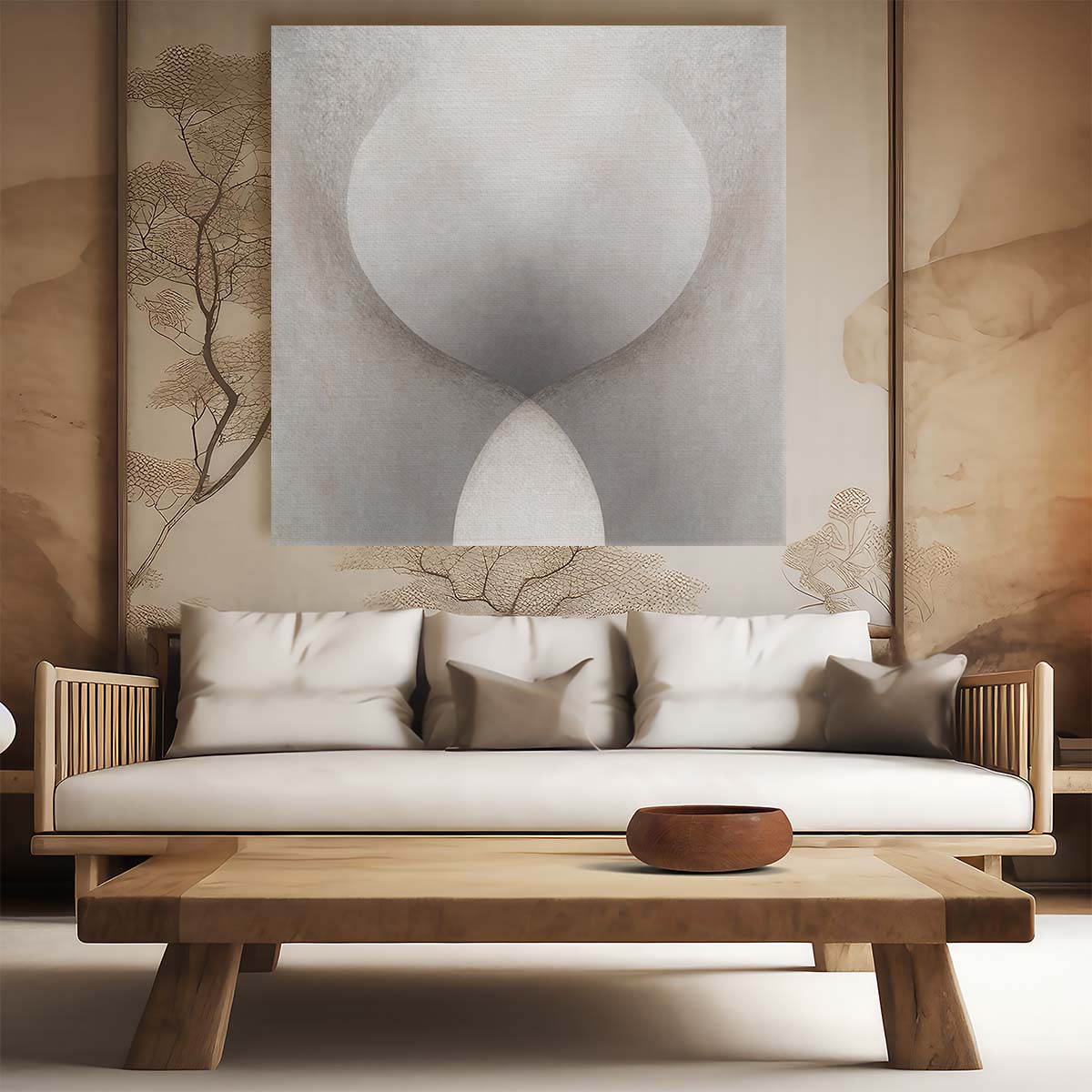 Symmetric Shapes Abstract Geometric Suprematism Photography Wall Art by Luxuriance Designs. Made in USA.