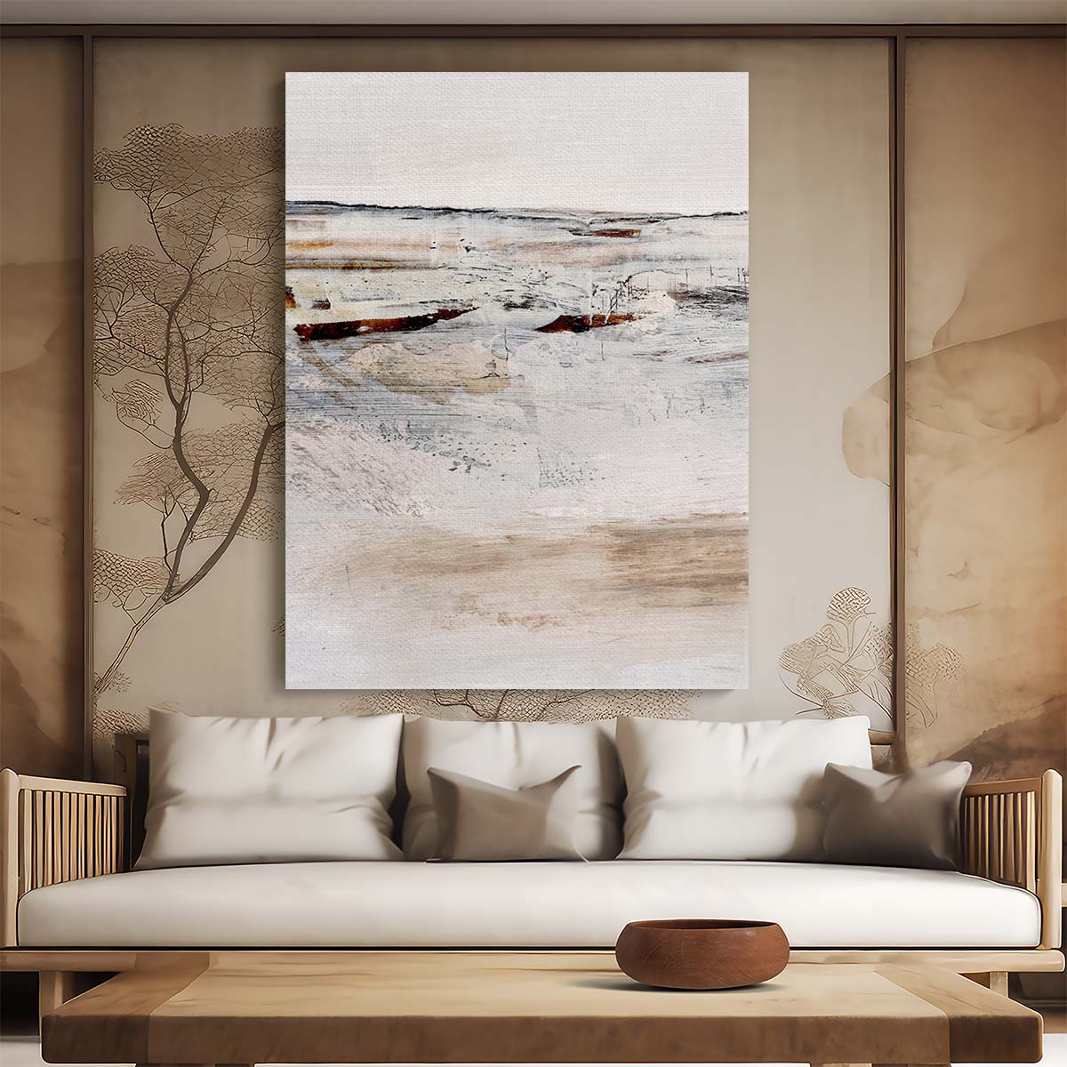 Dan Hobday Modern Abstract Acrylic Illustration Artwork by Luxuriance Designs, made in USA