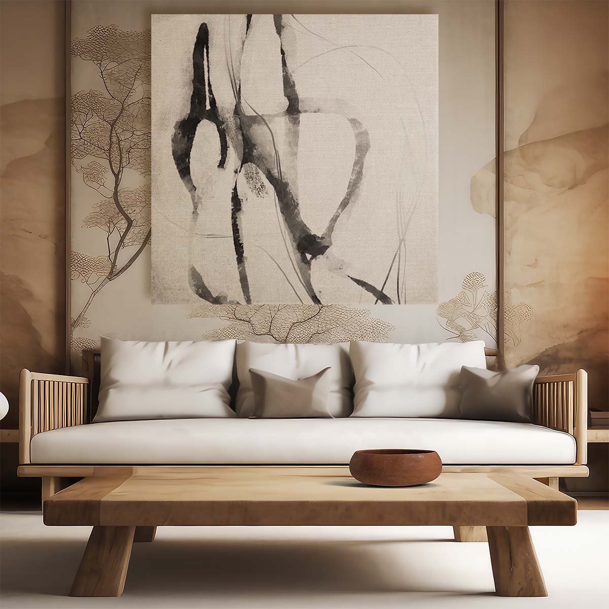 Dan Hobday Modern Minimalist Abstract Styled Illustration Wall Art by Luxuriance Designs. Made in USA.