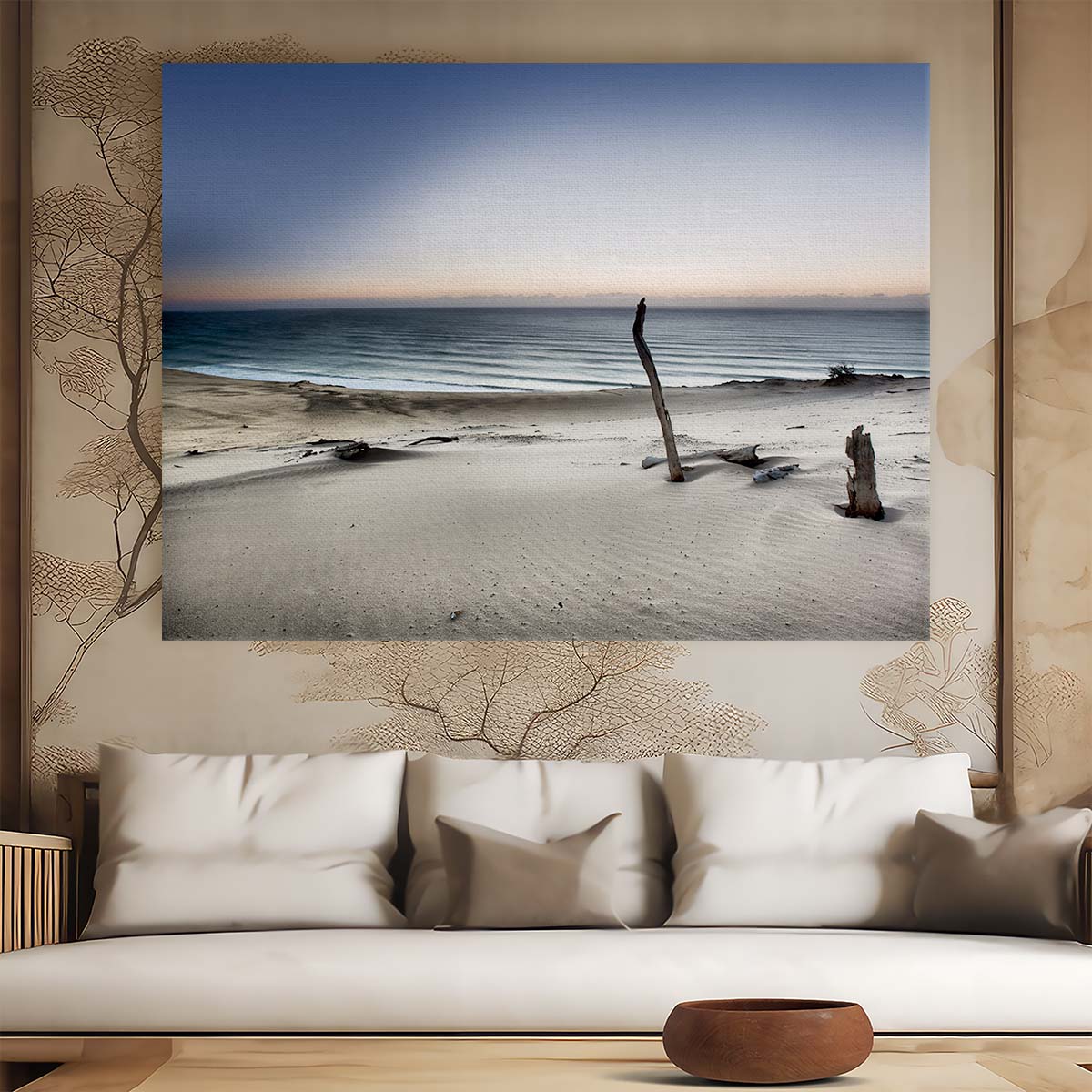 Coastal Decay Forgotten Seascape & Driftwood Wall Art by Luxuriance Designs. Made in USA.