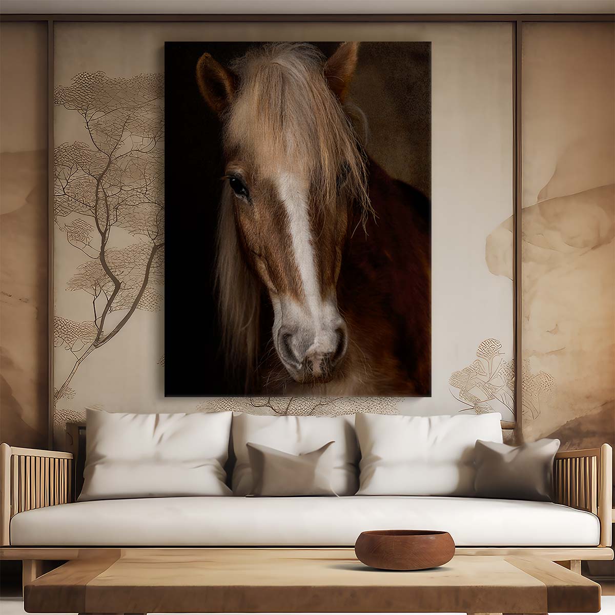 Haflinger Horse Farm Photography, Cute Equestrian Art by Martine Benezech by Luxuriance Designs, made in USA