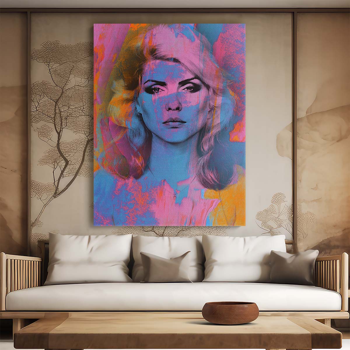 Debbie Harry Bright Colors Wall Art by Luxuriance Designs. Made in USA.