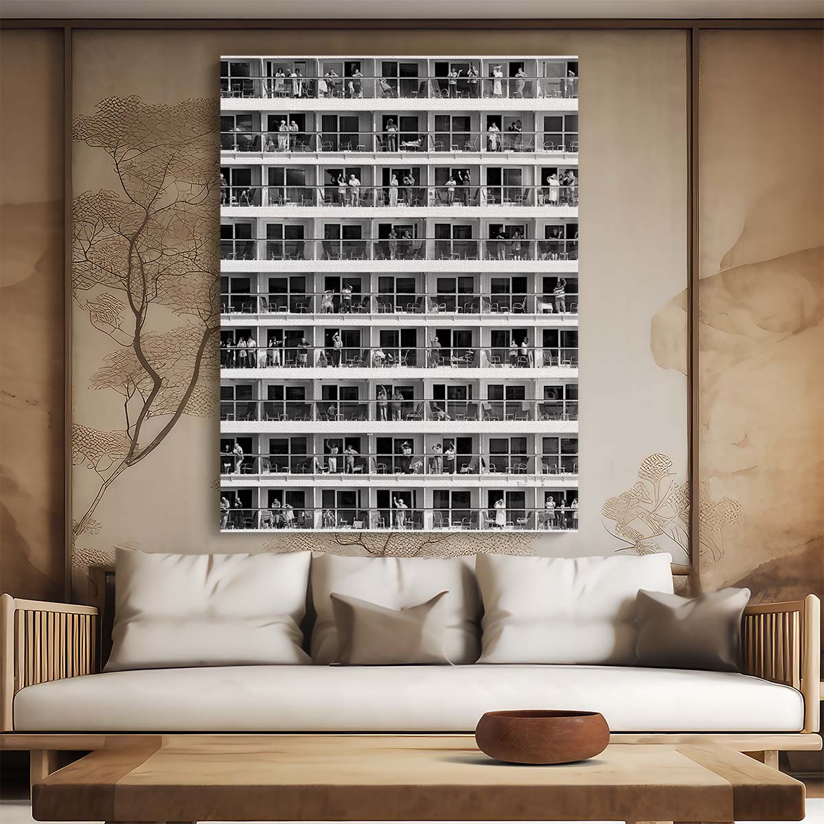 Franz Baumann's Black and White Architectural Photography, Mass Tourism by Luxuriance Designs, made in USA