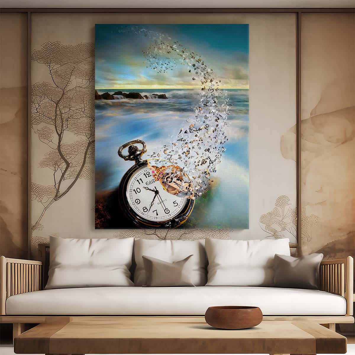 Surreal Time Vanishing Photography Art by Sandy Wijaya by Luxuriance Designs, made in USA