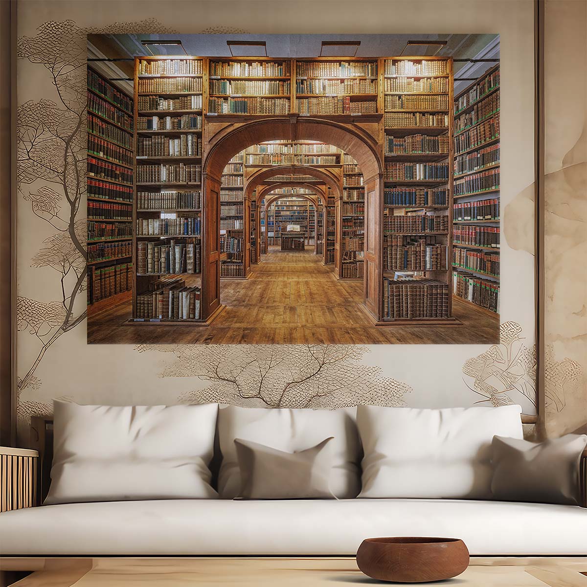 Upper Lausitzian Library Interior, Gorlitz Germany - Architectural Photography Wall Art