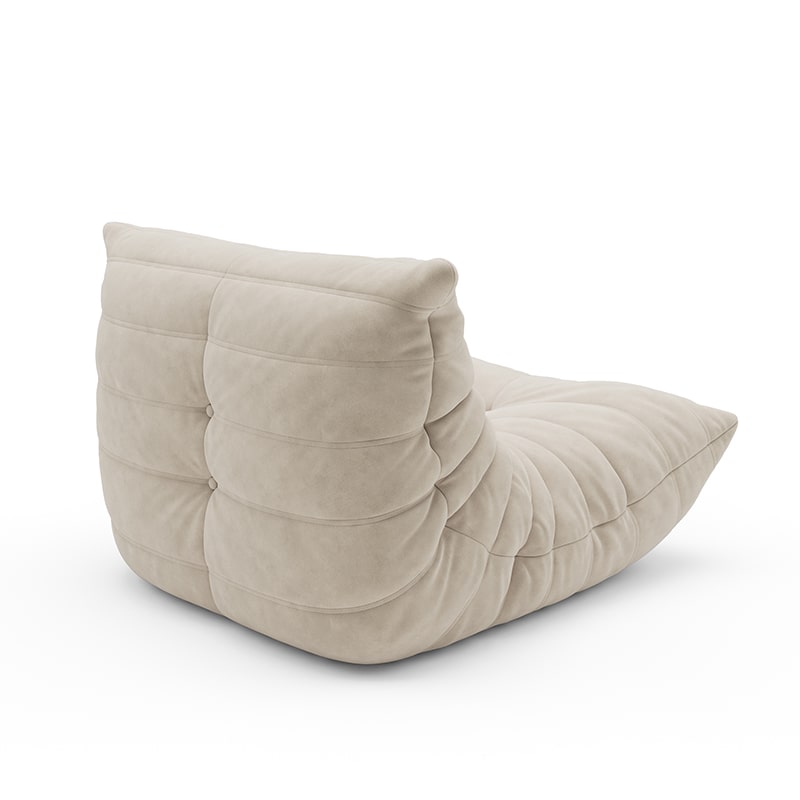 Luxuriance Designs - Ligne Roset Togo Sofa Replica by Michel Ducaroy - Suede Light Grey - Review