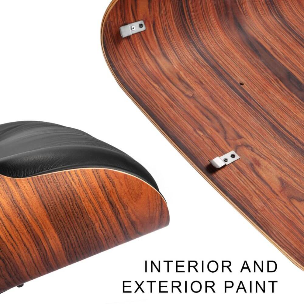 Luxuriance Designs - Eames Lounge Chair and Ottoman Replica (Premium Tall Version) - Interior and Exterior Paint - Review