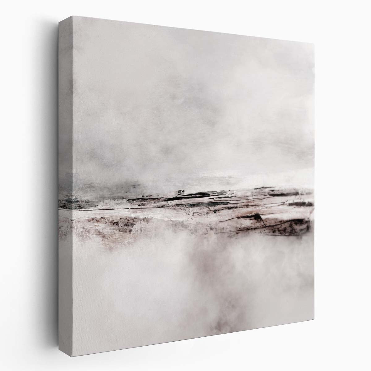 Modern Minimalist Abstract Landscape by Dan Hobday Wall Art by Luxuriance Designs. Made in USA.