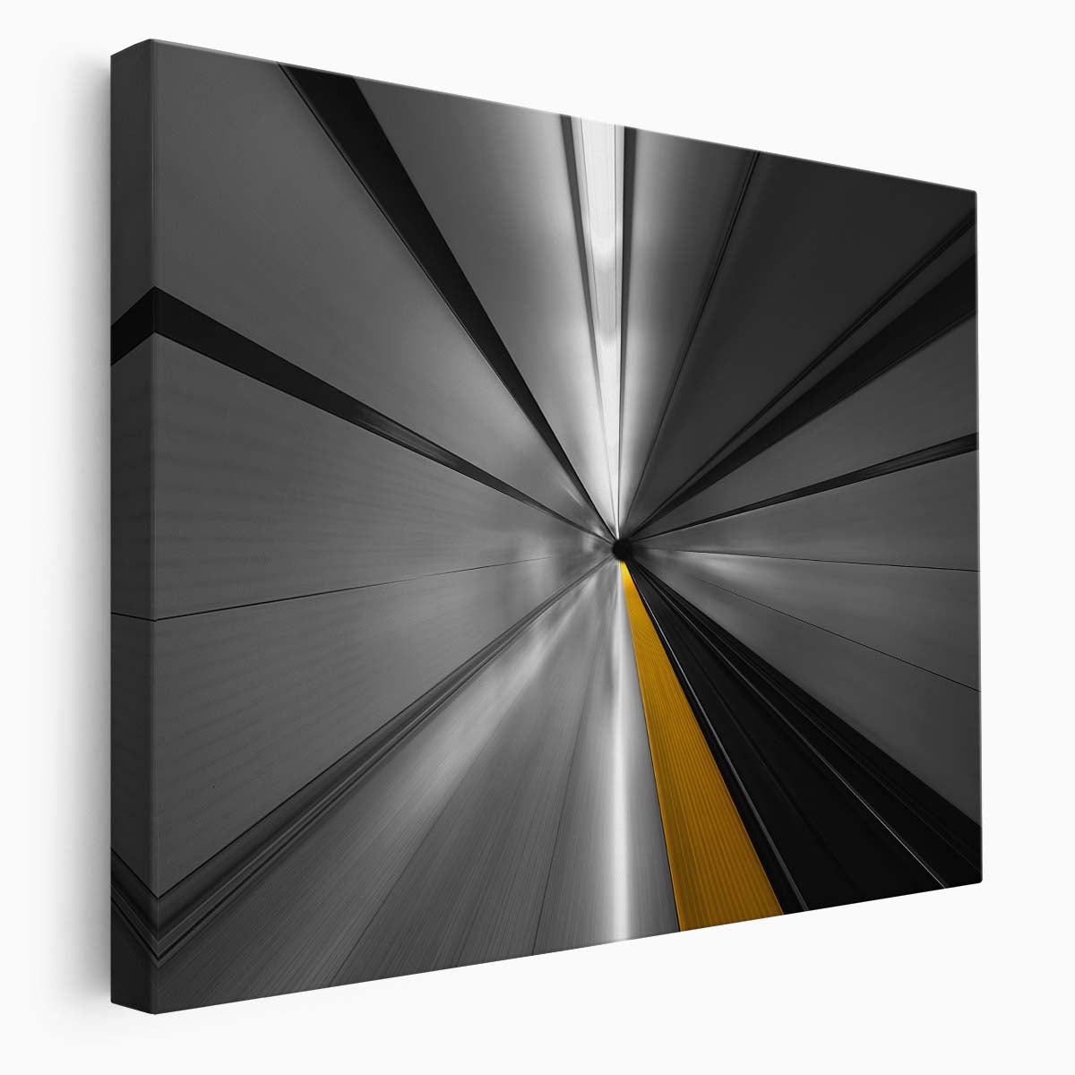 Toronto Subway Speed Lines Abstract Wall Art by Luxuriance Designs. Made in USA.