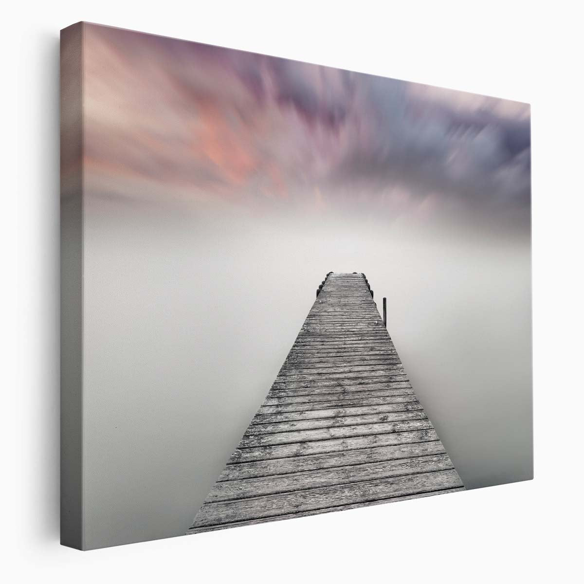 Misty Albufera Sunset Dreamy Long Exposure Seascape Wall Art