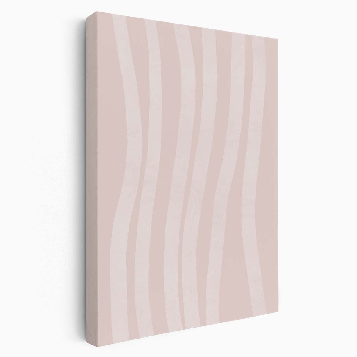 Abstract Pink Stripes Illustration Art by Uplusmestudio, Graphic Abstraction by Luxuriance Designs, made in USA