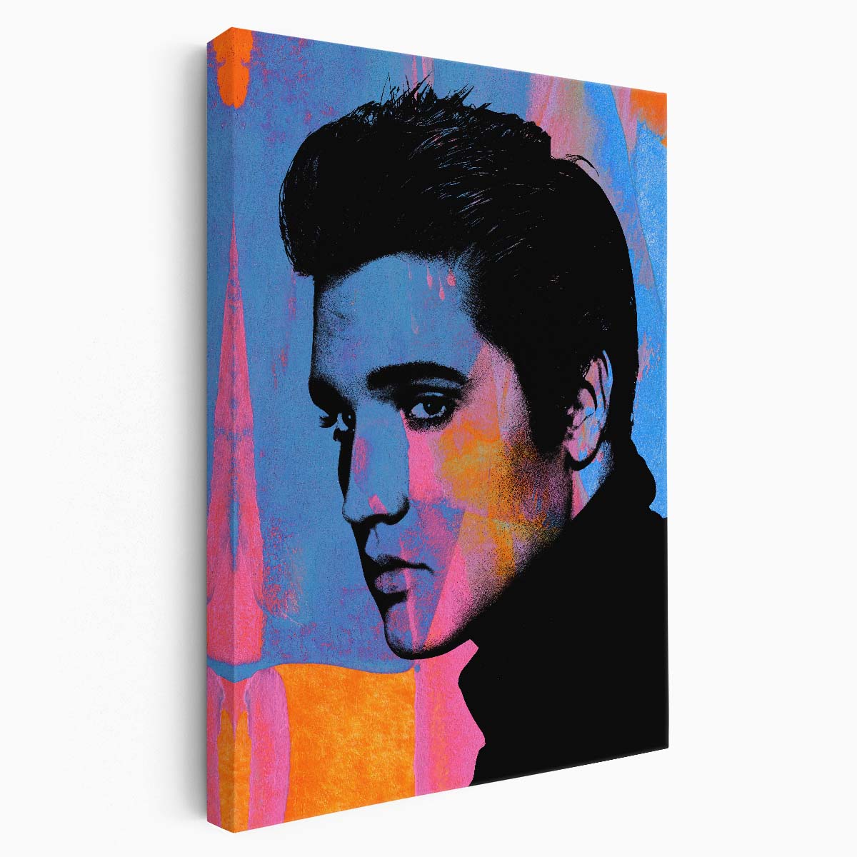 Elvis Presley Bright Colors Wall Art by Luxuriance Designs. Made in USA.