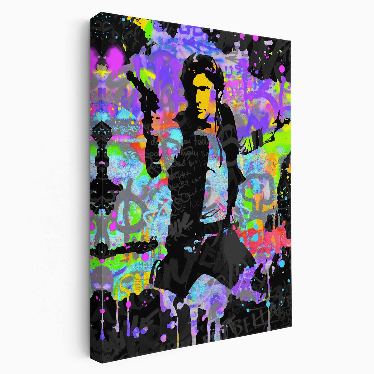 Han Solo Star Wars Graffiti Wall Art by Luxuriance Designs. Made in USA.