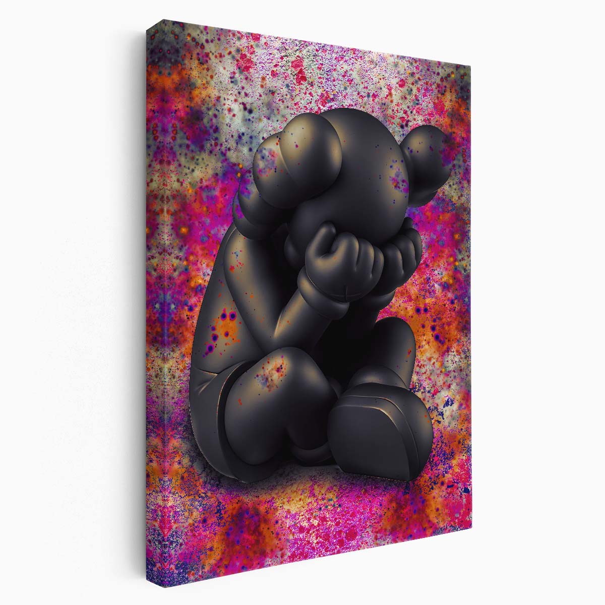 Kaws Separated Wall Art by Luxuriance Designs. Made in USA.