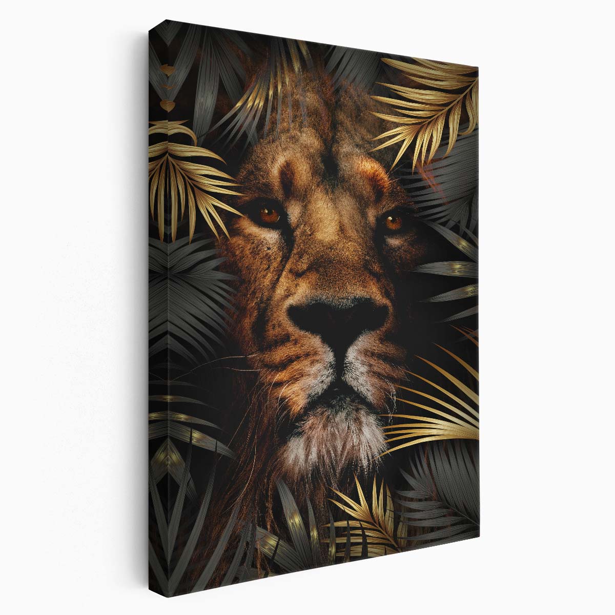 Lion King of The Jungle Wall Art by Luxuriance Designs. Made in USA.