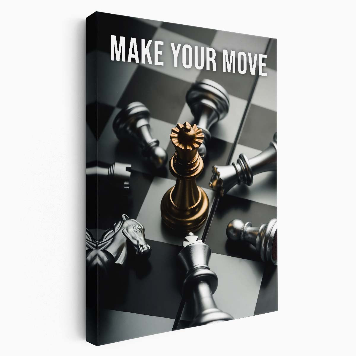 Make Your Move Wall Art by Luxuriance Designs. Made in USA.