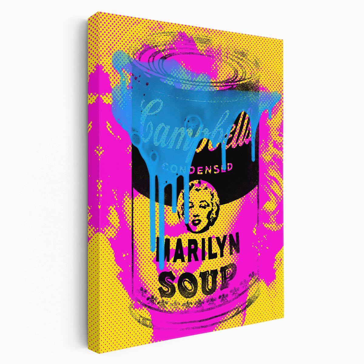 Marilyn Monroe Soup Wall Art by Luxuriance Designs. Made in USA.